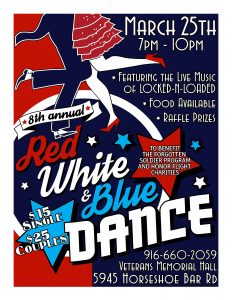 8th Annual Red, White, & Blue Dance @ Veterans Memorial Hall | Loomis | California | United States